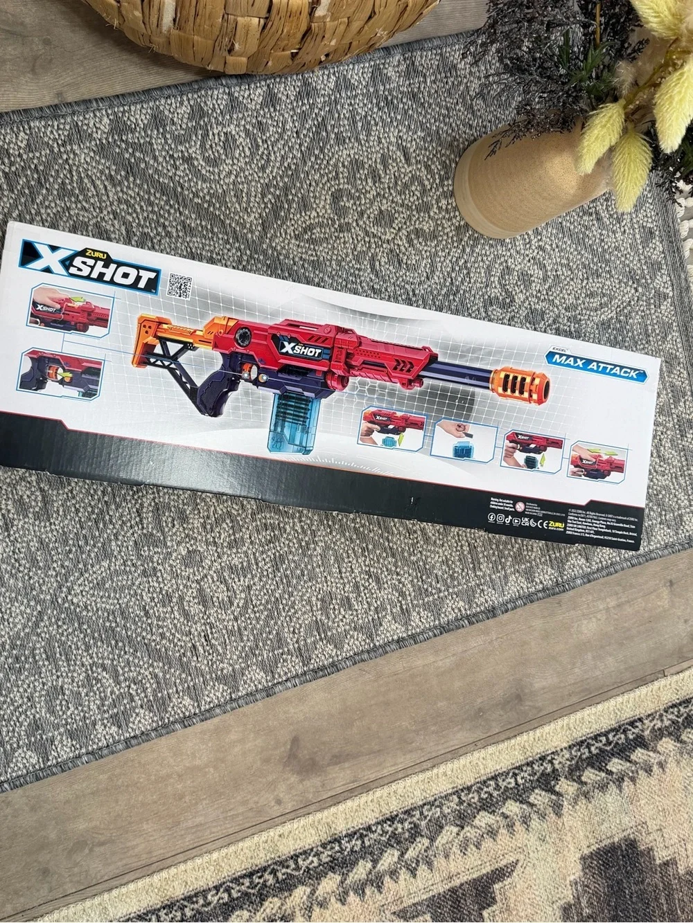 New Zuru X-Shot Max Attack Foam Dart Gun
